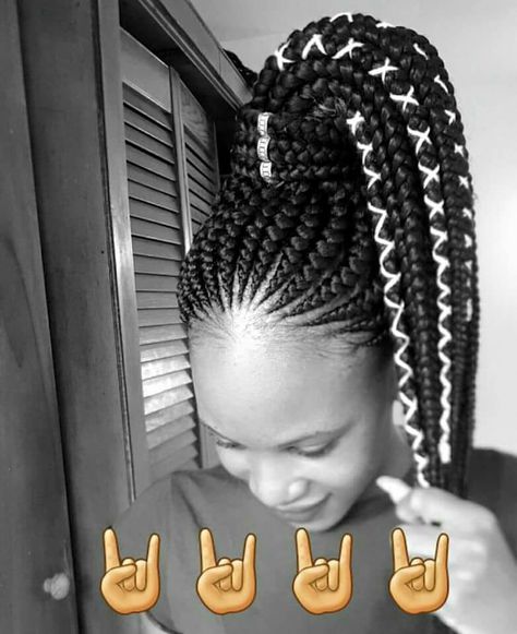 Gana Weaving Hairstyles Shuku, Bandika Lines Hair Styles Kenya, African Braids Hairstyles Cornrows Ghana, Ghana Braid Styles, Hairstyles Cornrows, Ghana Braids Hairstyles, Cornrow Ponytail, Fishtail Braid Hairstyles, Ghana Braids