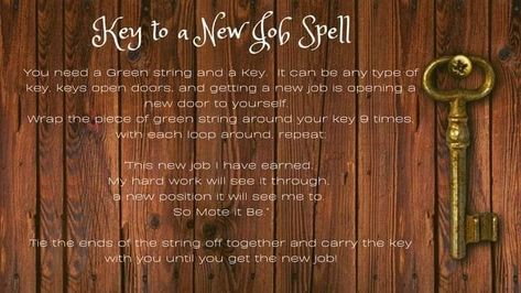 Spell To Find A Job, New Moon Job Spell, New Job Spells, New Job Ritual, Spell For A Job, Job Candle Spell, Spells For A New Job, Spell To Get A New Car, Job Offer Spell