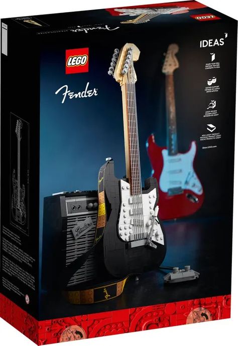 Lego Kits For Adults, Cute Lego Sets Aesthetic, Aesthetic Lego Sets, Aesthetic Legos, Lego Sets Aesthetic, Legos Aesthetic, Cool Lego Ideas, Cool Lego Sets, Lego Guitar