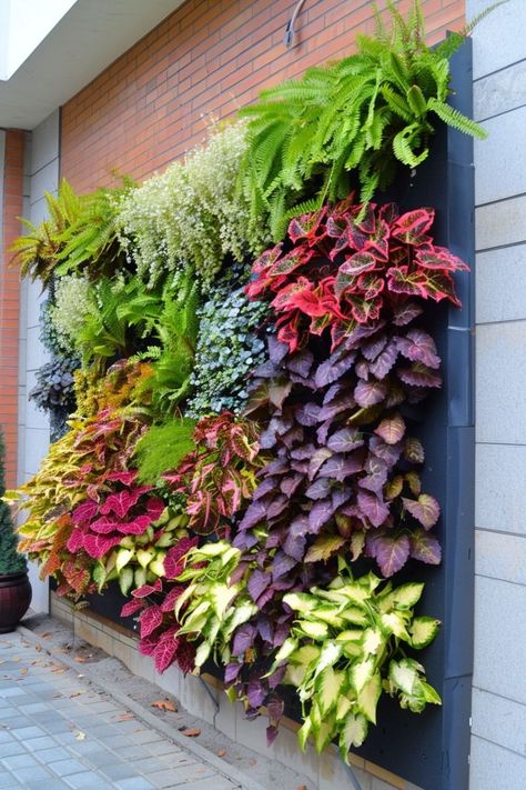 https://youtu.be/MViCx_xkNJg Outdoor Living Wall Diy Vertical Gardens, Green Wall Ideas, Fence Trellis, Green Wall Garden, Living Wall Garden, Vertical Garden Wall Planter, Outdoor Planter Ideas, Wall Green, Artificial Green Wall