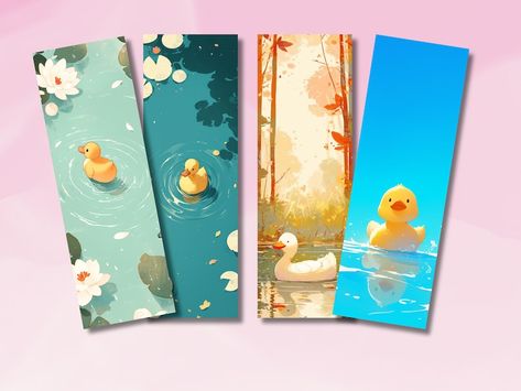 Cute Bookmark, Cute Ducks Bookmark, Ducks Bookmark, Bookmark Collection, Duckie Bookmark Collection, Booklover Gift - Etsy Duck Bookmark, Cute Ducks, Bookmark Collection, Cute Bookmark, Bookmark Ideas, Cute Duck, Love Books, Cute Bookmarks, Computer Screen