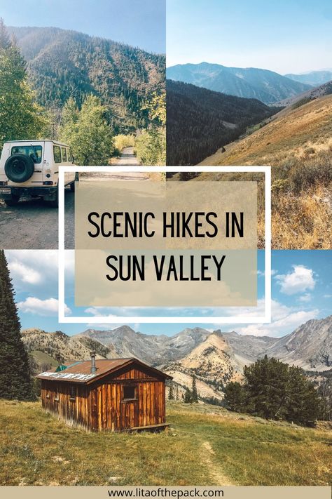 A comprehensive list of fantastic hikes in Sun Valley, things you should expect from hikes in Sun Valley, and descriptions of hikes in Sun Valley #sunvalley #idaho Sunvalley Idaho, Natural Springs In Florida, Sawtooth Mountains, Idaho Travel, Sun Valley Idaho, Florida Springs, Hiking Destinations, Us Road Trip, Sun Valley