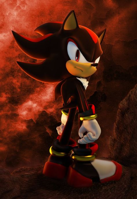 Shadow by DillanMurillo on DeviantArt Shadow The Hedgehog, The Hedgehog, Sonic, Sonic The Hedgehog, Deviantart, Red, Art