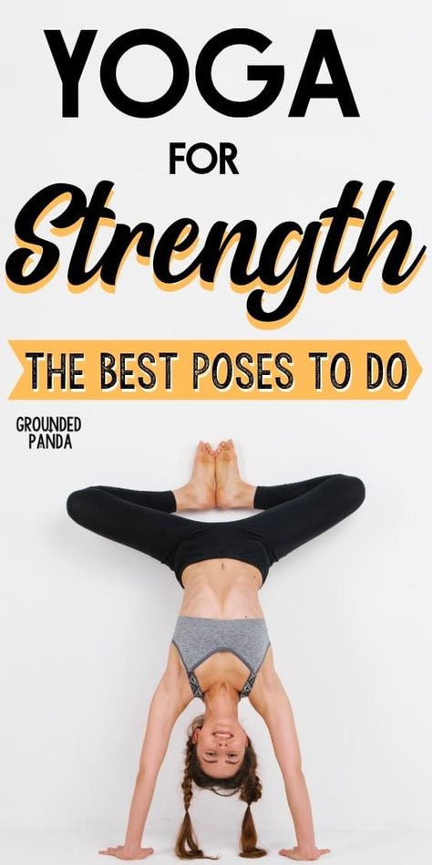 Yoga is an excellent practice to build strength! Try these 12 yoga poses to build strength in your core, and upper & lower body. Yoga For Strength, Yoga Beginners, Beginner Yoga, Yoga Posen, Pose Yoga, Workout Yoga, Yoga Sequences, Yoga Asanas, Yoga Workout