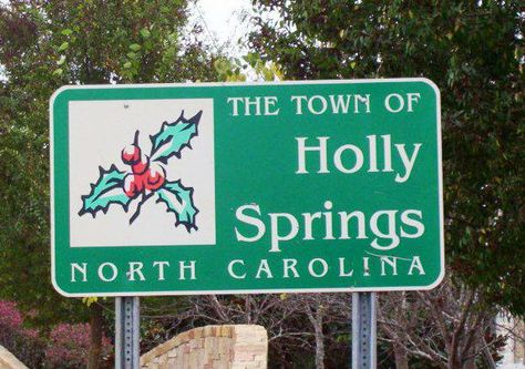 Holly Springs Nc, Living In North Carolina, Places To Live, Carolina Beach, Family Road Trips, Peaceful Places, Beautiful Mountains, Street Signs, Beach Life