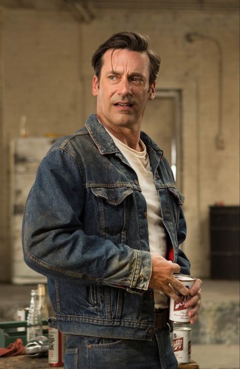 Denim Trucker Jacket Outfit, Trucker Jacket Outfit, California Fall, Elmore Leonard, Fashionable Face Masks, Don Draper, Chevrolet Chevelle Ss, Buffalo Plaid Flannel, Jon Hamm