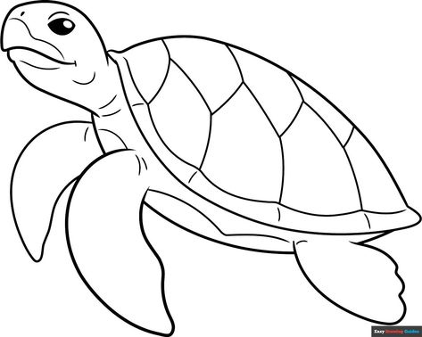 Free, printable Turtle Outline coloring page for kids. Print it out or color it online. https://easydrawingguides.com/coloring-pages/turtle-outline/ Turtle Drawing Tutorial, Turtle Template Free Printable, Sea Turtle Template, Turtle Outline, Outline Pictures, Animal Carving, Easy Drawing Guides, Turtle Coloring Pages, Turtle Drawing