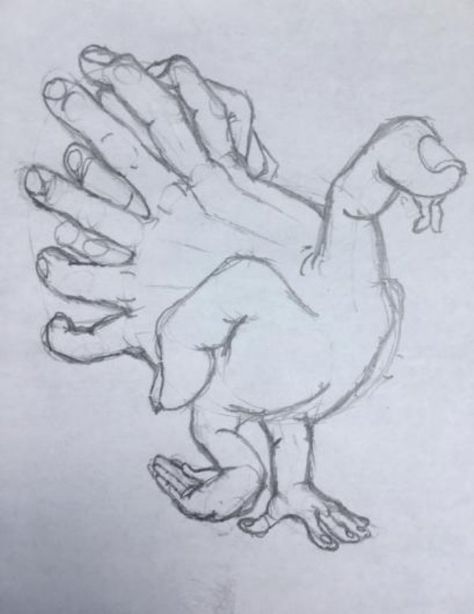 33 Pics that are going to make you really uncomfortable. - Gallery Hand Turkey, Turkey Drawing, Drawing Hands, Drawing Faces, Cat Air, Sketchbook Art Inspiration, Cool Art Drawings, Art Inspiration Drawing, Funky Art