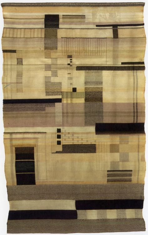 Gunta Stölzl and Anni Albers Bauhaus Textiles, Anni Albers, Textil Design, Walter Gropius, The Bauhaus, Piece Of Art, Hem Design, Wassily Kandinsky, Museum Of Modern Art