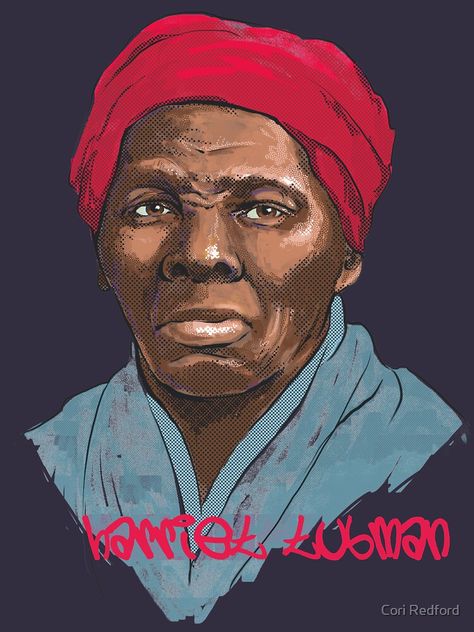 "Harriet Tubman - American Hero" T-shirt by coriredford #Aff , #AFF, #American, #Tubman, #Harriet, #coriredford Harriet Tubman Pictures, Harriet Tubman, September 17, Pencil Art Drawings, Tattoo Work, American Heroes, Famous Women, Black Excellence, Panel Art