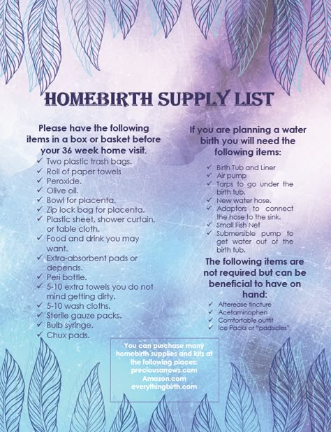 Home Birth Doula, Homebirth Essentials, Birth Space Ideas, Homebirth Space Ideas, Homebirth Supplies, Birth Ideas, Birth Space, Birth Advice, Holistic Pregnancy