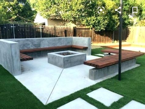 Diy Outdoor Seating, Diy Outdoor Fireplace, Garden Seating Area, Pavers Backyard, Cheap Patio, Backyard Fireplace, Backyard Seating, Fire Pit Seating, Garden Wallpaper