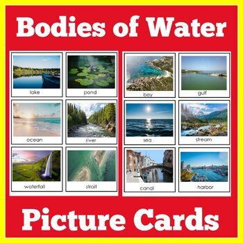 Bodies of water kindergarten Sources Of Water For Kids Worksheet, Bodies Of Water Kindergarten, Sources Of Water For Kids Chart, Bodies Of Water Activities, Water Kindergarten, Water Preschool, Homeschool Coop, Word Vocabulary, River Waterfall