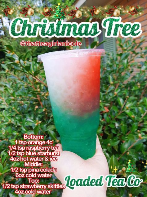 Loaded Tea With Orange Liftoff, Christmas Teas Herbalife, Christmas Herbalife Tea Recipes, Christmas Herbalife Teas, Christmas Loaded Teas, Christmas Teas, Herbalife Flavors, Herbal Life Shakes, Water Tok