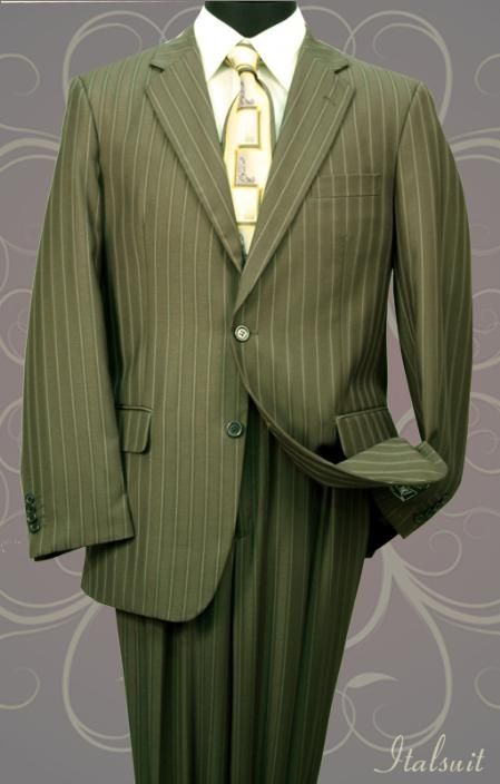 Arsenic Green, Wool Suits, Suit For Men, Black Leather Dresses, Black Dress Shoes, Green Suit, Pinstripe Suit, Suits For Sale, Wool Suit