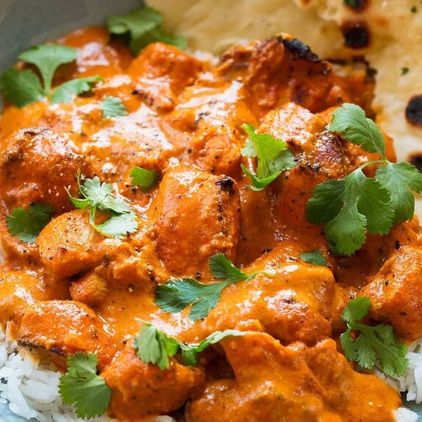 Indian Style Bedroom, Chicken Recipe Indian, Easy Butter Chicken Recipe, Honey Mustard Chicken Breast, Mustard Chicken Breast, Vegan Tikka Masala, Thermal Cooking, Butter Chicken Recipe Indian, Easy Butter Chicken