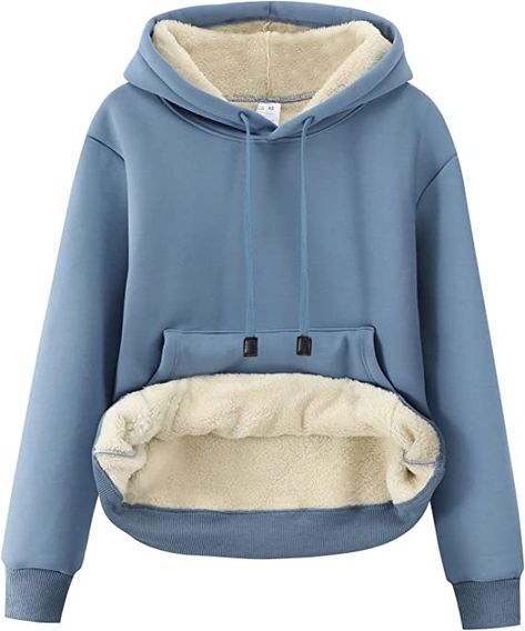 Big kangaroo pocket, keep your hands warm | Women's Winter Warm Hoodie | Sherpa Fleece Lined Pullover Hoodie | Hooded Sweatshirt Sherpa Lined Hoodie, Hoodie For Women, Lined Hoodie, Winter Pullover, Fashion Hoodies, Women's Wear, Sherpa Lined, Sherpa Fleece, Sweatshirt Hoodie