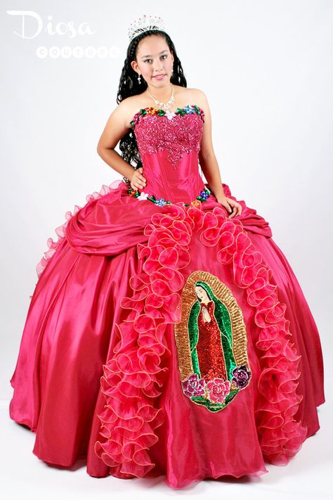 Vestido de Quinceañera en la vida real: | México en Instagram vs. México en la vida real Guadalupe Quince Dress, Quinceanera Dresses Mexican, Vestido Charro, Princess Dress Fairytale, Mexican Quinceanera Dresses, Charro Quinceanera Dresses, Sweet 15 Dresses, Quinceanera Dresses Pink, Quinceanera Dresses Blue