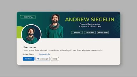 Design a professional linkedin banner by Sujon3 | Fiverr Cover Linkedin Design, Linkedin Banner Professional, Professional Background Linkedin, Linkedin Background Banner Professional, Linkedin Banner Ideas, Linkedin Post Design, Linked In Banner, Background Linkedin, Linkedin Banner Design