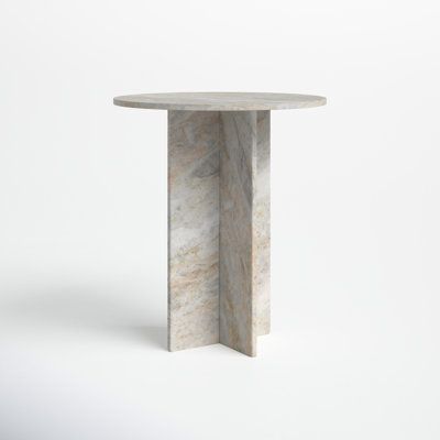 Made entirely of natural marble, the Harmon Accent Table is a timeless design. The gray, white, and blush veining in the marble will introduce instant texture into space but the clean lines of the stone occasional table make it a pared-down choice. Because marble is a natural material, the patterns on each of these marble accent tables will vary. Joss & Main | Joss & Main Evelyn Marble Top Pedestal End Table in Gray/White/Blush | Size 20.75'' H X 18'' W X 18'' D Marble Pedestal Sink, Marble Entry Table, Stone End Table, Lake Bedroom, Side Table Marble, White Marble Side Table, Marble Accent Table, Marble Tables, Pedestal End Table