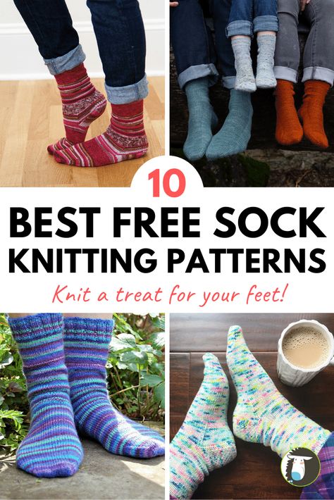 Free Sock Knitting Patterns, Sock Recipe, Knitting Beginners, Knitted Socks Free Pattern, Advanced Knitting, Knitting Patterns Free Beginner, Knitting Fashion, Beginner Knitting Patterns, Sock Knitting