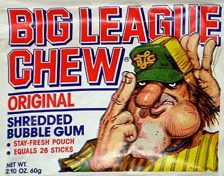 Original Big League Chew pouch circa 1980. (Photo credit - jasonliebigstuff) Retro Grocery, Big League Chew, Trapper Keeper, Scary Stories To Tell, Back In My Day, Happy Meal Toys, Chewing Gum, Romantic Movies, Low Key