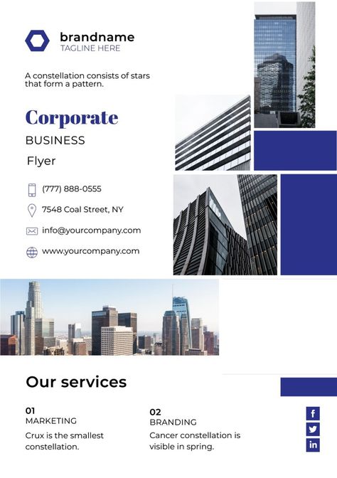 Geometric Corporate Collage Flyer Corporate Collage Design, Corporate Collage, Collage Flyer, Annual Report Layout, Report Layout, Free To Edit, Collage Design, Corporate Business, Annual Report