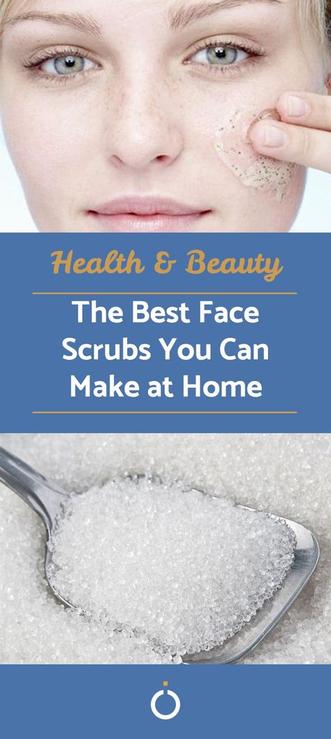 The Best Face Scrubs You Can Make at Home How To Make Facial Scrub At Home, Home Remedy Face Scrub, How To Make A Facial Scrub Homemade, Best Exfoliator For Face At Home, Diy Facial Scrub For Dry Skin, Diy Acne Face Scrub, Homemade Facial Exfoliator, How To Use Scrub On Face, Home Made Exfoliating Scrub Face