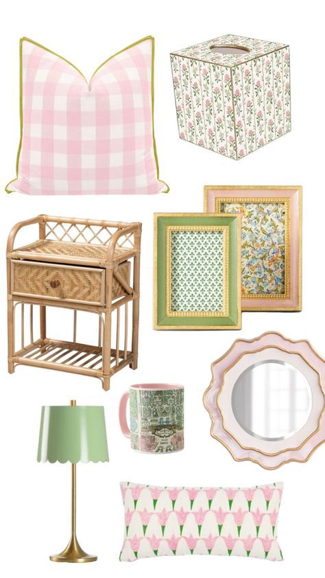 Sorority Room, Shared Girls Room, Pink Dorm, Dorm Inspiration, Pink Room Decor, Nursery Room Design, College Room, Girly Room, Preppy Room