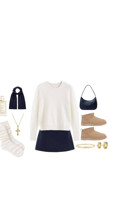 Boarding School Outfits, Rush Outfits Sorority, Chunky Knit Sweaters, Chic Fall Outfit, Sorority Rush Outfits, Autumn Outfit Inspo, White Autumn, Rush Outfits, Autumn School Outfit