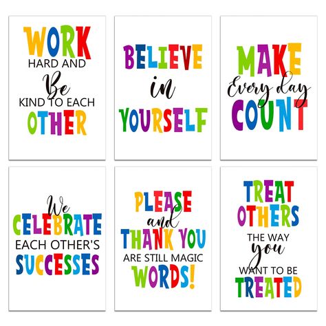 Classroom Encouragement, Poster For School, Library Classroom, School Motivation Quotes, Classroom Motivation, Motivational Quotes For Kids, Classroom Rules Poster, Classroom Charts, Classroom Bulletin Board