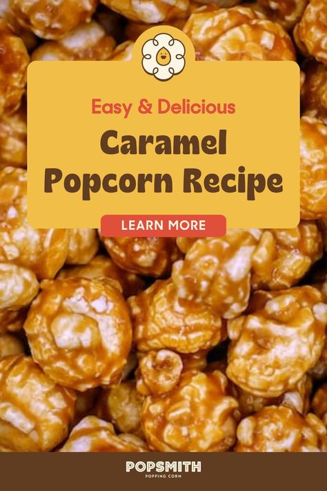 Want to surprise your special someone with homemade caramel popcorn at your next date night? We have the perfect gluten free caramel popcorn recipe for you! This sweet popcorn recipe includes how to make caramel popcorn without corn syrup, how to create an easy caramel sauce, and tips for shaping caramel popcorn balls. Visit the Popsmith blog now for our complete caramel popcorn recipe and more must-try night snacks. | easy snacks