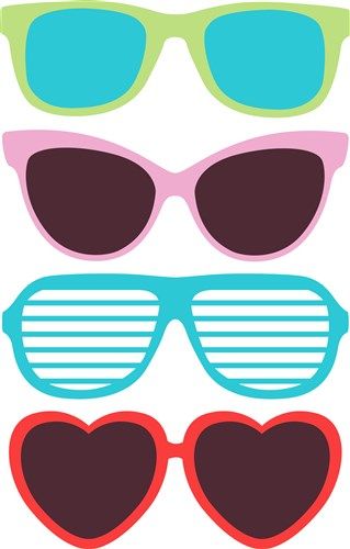 Sunglasses Art, Printable Photo Props, Funny Sunglasses, Quilting Software, Fiesta Tropical, Leaf Stencil, Animal Crafts For Kids, Kids Clipart, Summer Sunglasses