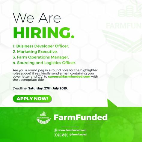 #Agriculture #agriclife #FarmFunded #farm #graphicdesign #graphicdesigner #OneHitDesign #OHD Agriculture Hiring Poster, Agriculture Job Hiring Poster, Tractor Manufacturers, Hiring Poster, Job Poster, Iphone Wallpaper Pattern, Operations Management, We Are Hiring, We're Hiring