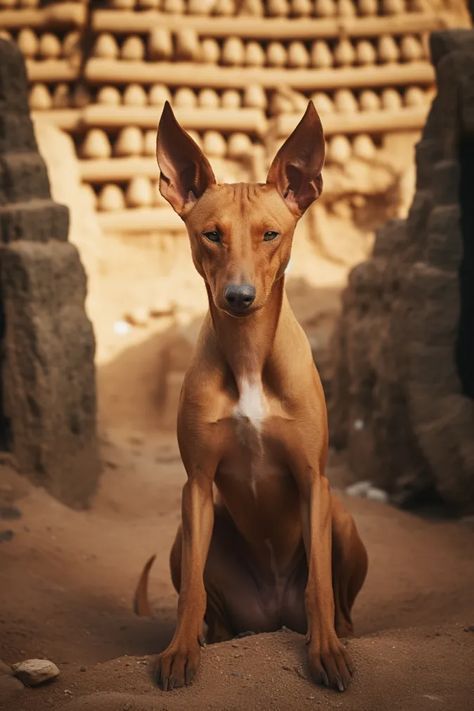 Discover the rich history and unique characteristics of Egyptian dog breeds, from ancient companions to modern marvels! #egyptiandogbreeds #egyptiandogs #dogbreeds Egyptian Dog, Asian Dogs, Ancient Dogs, Ancient Dog Breeds, Ibizan Hound, Pharaoh Hound, Hound Dogs, Service Dog Training, Funny Dog Photos