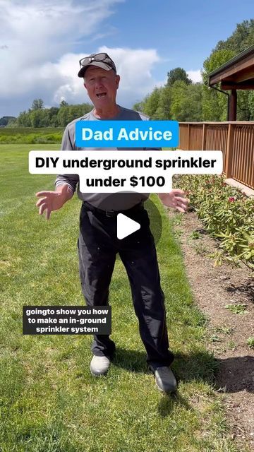 Diy Flower Bed Sprinkler System, Landscaping How To, Lawn Sprinkler System Diy, Diy Sprinkler System Underground, How To Install Sprinkler System Diy, Installing Sprinkler System Diy, Rainbird Sprinkler System, Garden Sprinkler System Diy, Home Sprinkler System