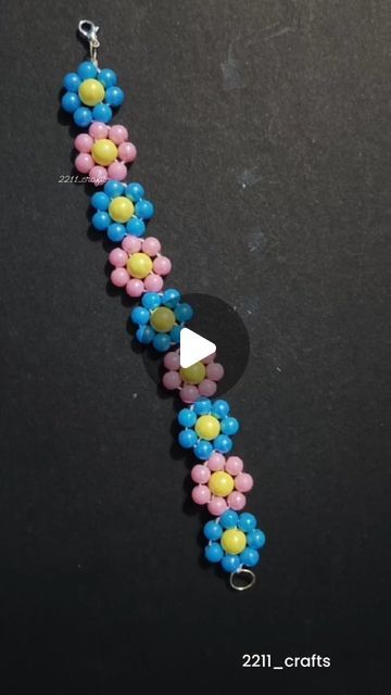 Sea Bead Bracelets Ideas, Cute Bracelet Ideas Diy, Diy Bracelets Tutorials Beads, Beads Crafts Ideas, How To Make Bracelets With Beads, Diy Beads Bracelets, Bead Bracelets Diy, Diy Bracelets Beads, Bracelet Ideas With Beads