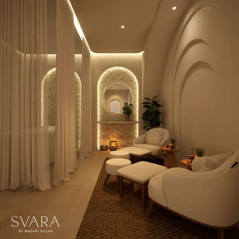 On-site amenities at Svara by Mazari Villas ✨️🌴 Nestled in Bingin, Bali, just moments away from Bingin and Padang Padang beaches, Svara offers owners and guests a dream paradise lifestyle in thoughtfully designed spaces. Our on-site amenities include: ▫️ Charming cafè ▫️ Well-equipped gym ▫️ Serene spa ▫️ Rejuvenating sauna Among others. Few spell luxury like having the comfort and services you want within arm's reach. 💎 Ready to live your dream lifestyle while reaping the benefits of a ... Dubai Spa Interior Design, Bali Hotels Luxury, Bali Spa, Bali Villas, Spa Interior Design, Spa Interior, Bali Hotels, Live Your Dream, Dream Lifestyle