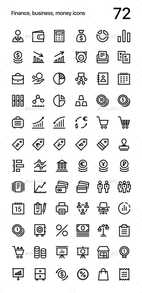 Finance, Business, Money Icons Pack for Web and Mobile Apps Workplace Communication, Finance Icons, Money Icons, Finance Printables, Money Strategy, Finance Logo, Finance App, Finance Business, Flat Icons