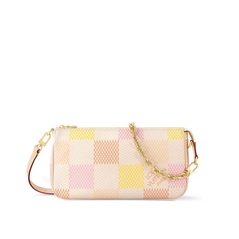 Pochette Accessoires Other Damier Canvas - Wallets and Small Leather Goods | LOUIS VUITTON Micro Bags, Trunk Bag, Best Wallet, Louis Vuitton Pochette, Luxury Bag, Wallet Pouch, Monogram Bag, Business Bag, Color Dorado