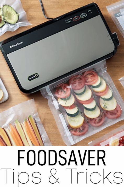 Microwave Freezer Meals, Food Saver Hacks, Vacuum Sealing Food, Food Saver Vacuum Sealer, Prevent Food Waste, Vacuum Food Sealer, Sous Vide Cooking, Food Saver, Freezer Cooking