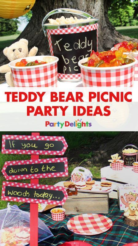 Teddy Bear Picnic Food Ideas, Picnic Decorating Ideas, Picnic Party Food Ideas, Teddy Bears Picnic Food, Picnic Party Ideas, Picnic Party Food, Teddy Bear Picnic Birthday Party, Teddy Bear Birthday Party, Ideas Picnic