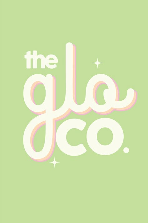 The Glo Co is a gen z skin care brand focusing on providing fun and modern skincare solutions Craft Logo Design Creative, Flower Cosmetics, Craft Logo Design, Feminine Typography, Element Jewelry, Store Logo Design, Sewing Logo Design, Elegant Boutique, Graphic Designer Studio