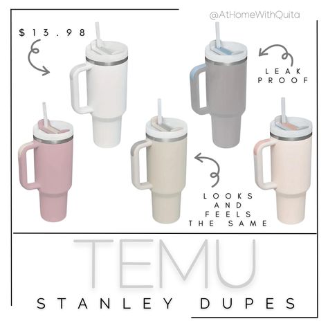 Discover the best Stanley Cup dupes from Temu! Quench your thirst in style with these shopable tumbler accessories that provide the perfect blend of functionality and fashion. Stay hydrated like never before with these TikTok-famous insulated tumblers that have taken the internet by storm. Join the trend and enjoy the ultimate hydration experience with Temu's high-quality dupes. Shop now and elevate your beverage game! #StanleyCupDupes #TumblerAccessories #HydrationEssentials #DrinkInStyle #Temu Tumbler Accessories, Aesthetic Glass, Temu Finds, Tiktok Famous, Xmas List, Shop Till You Drop, Glass Cups, Stanley Cup, Stay Hydrated