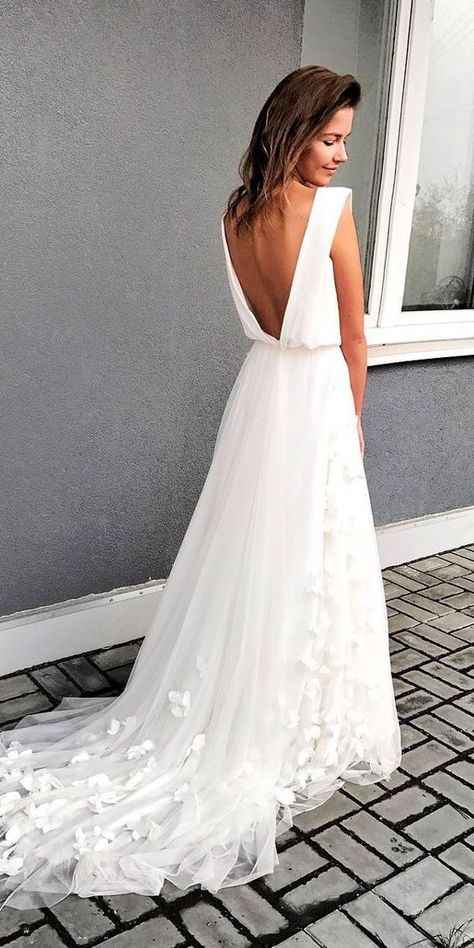 Wedding dresses simple elegant