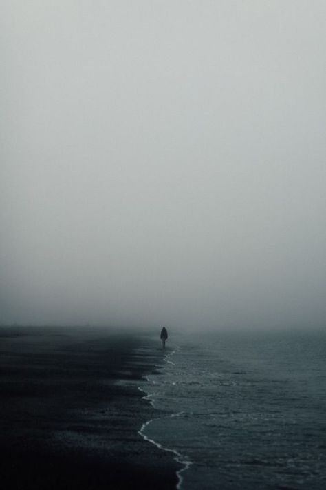 Foggy Day, A Lone, In The Ocean, The Ocean, Photography