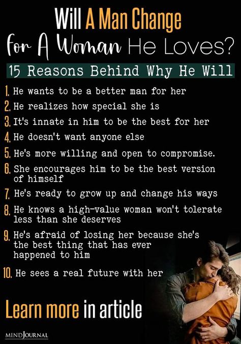 Lovely Woman Quotes, A Man Changes For The Woman He Loves, A Man Will Change For The Right Woman, When A Man Loves A Woman, Teen Stuff, What Makes A Man, High Value Woman, Men Health, Relationship Blogs