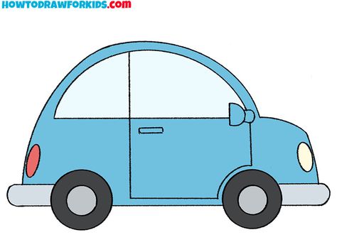 cartoon car drawing tutorial Cartoon Drawing For Kids, Draw Cars, Cartoon Car Drawing, Easy Cartoon, Cartoon Cars, Car Theme, Car Drawing, Easy Drawing Tutorial, Drawing Tutorials For Kids