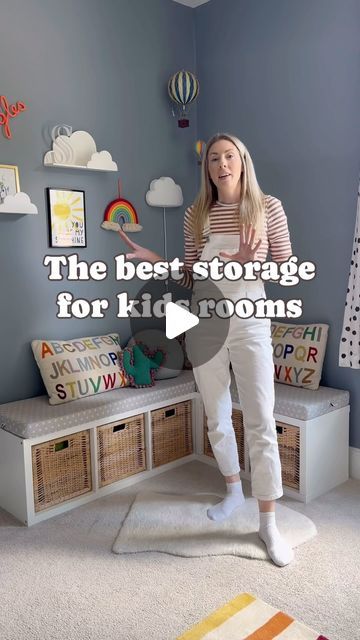 Daisy Woods on Instagram: "The best storage for kids rooms  If you can’t tell, we love @ikeauk 🙈🤣  I’ve been meaning to film this for a while because I get a lot of questions about the storage solutions we have in the boys rooms…  So since we’ve now torn Oscar’s room apart I could procrastinate no longer & here we are!  Any questions just let me know & if you found this reel useful, please consider following me @muddlethroughmummy ♥️  #kidsbedroom #kidsstorage #playroomideas #kidsbedroomideas #mumhack" Small Bedroom Storage Ideas For Kids, Simple Kids Bedroom Ideas, Boys Room Storage Ideas, Toddler Bedroom Storage, Toddler Room Storage, Small Kids Room Ideas, Organizing Kids Room, Kids Storage Ideas, Small Toddler Rooms