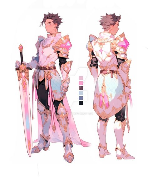 Pajama Character Design, Armour Design Art, Paladin Armor Dnd, Fighter Outfit Character Design, Knight Outfit Design, Cleric Character Design Male, Paladin Dnd Character Design, Dnd Cleric Outfit, Mage Designs